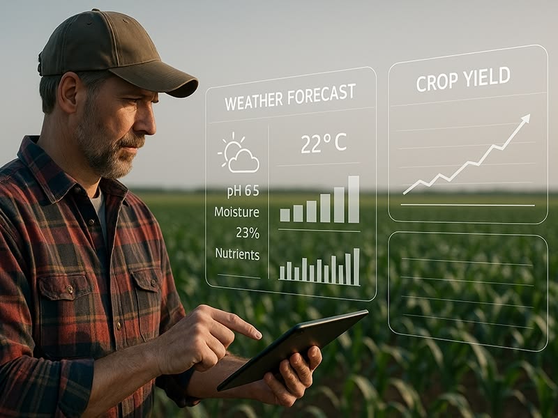 Cultura verde no campo — processos agrícolas